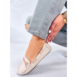 Klassische Kamila Beige Loafer für Damen 2
