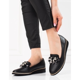 Goodin Modischer Damenschuh Shelovet aus ökologischem Leder schwarz 1