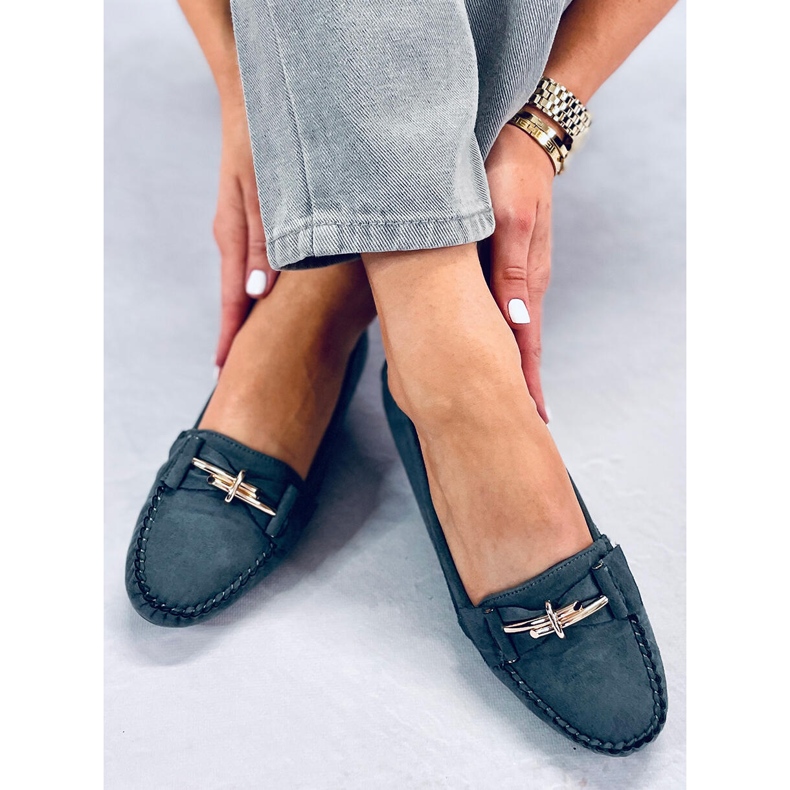 Lyset Gris Damen-Slipper grau 1