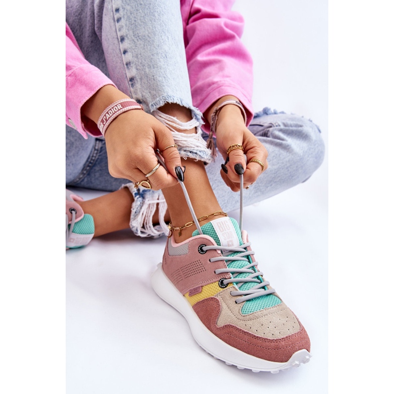 Damen Sneaker Big Star LL274422 Rosa-Beige 1