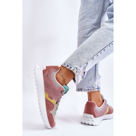 Damen Sneaker Big Star LL274422 Rosa-Beige 2