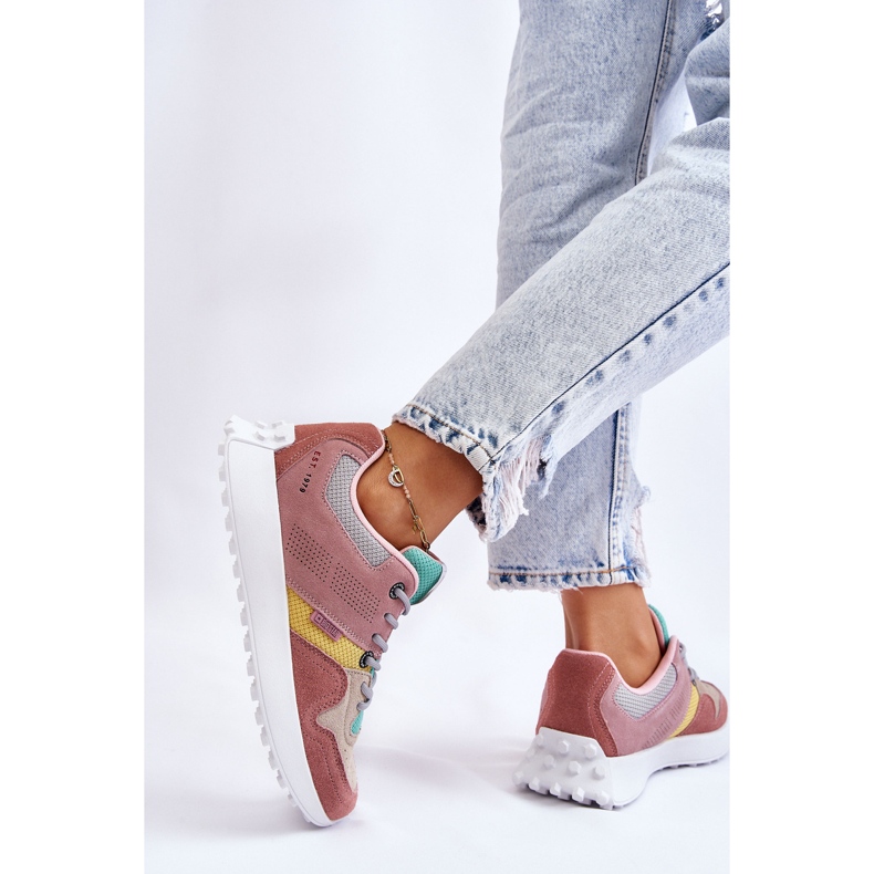 Damen Sneaker Big Star LL274422 Rosa-Beige 2