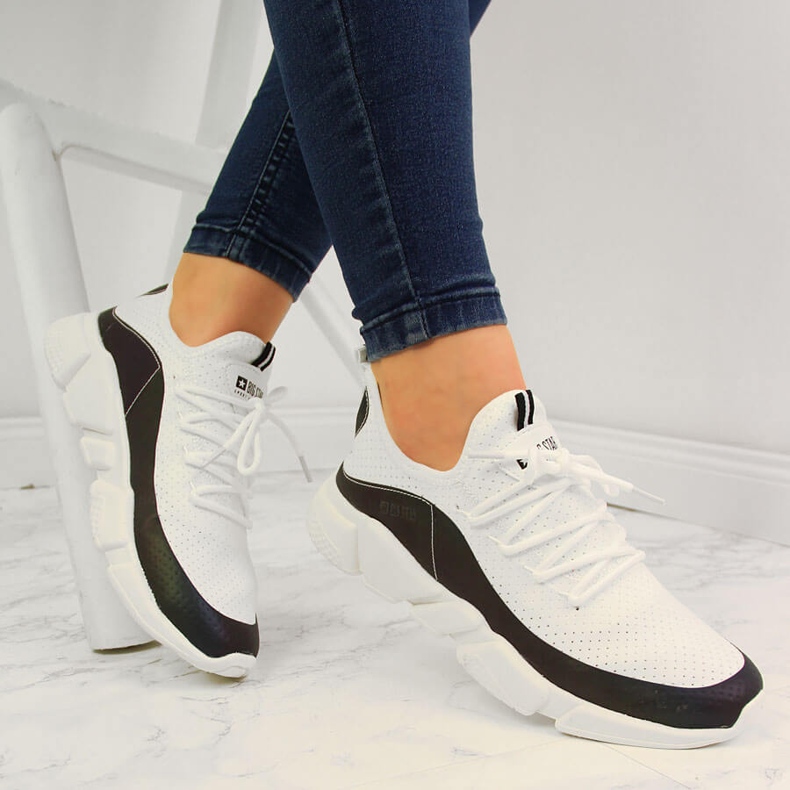 Sportschuhe Damen Petrol Weiß Big Star FF274A052 1