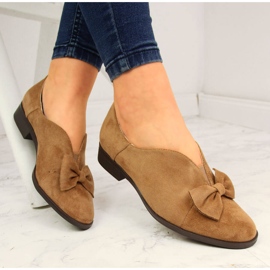 Damenschuhe mit beiger Schleife Jezzi 1