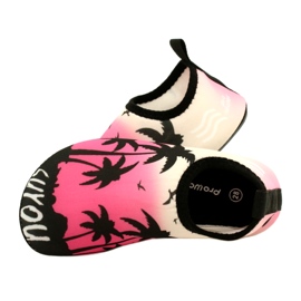 ProWater rosa-schwarze Neopren-Wasserschuhe 4