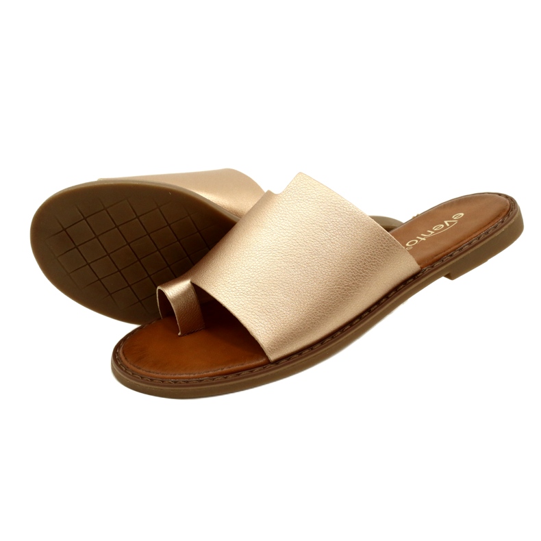 Goldene Hausschuhe Evento 22SD35-4586 Gold 3