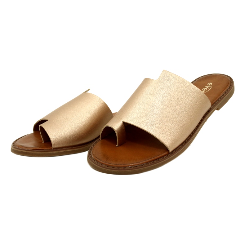 Goldene Hausschuhe Evento 22SD35-4586 Gold 2