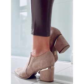 PA1 Brenda Khaki-hohe Absätze beige 1