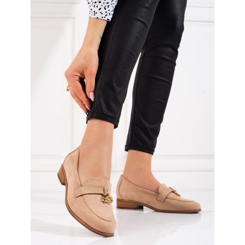 W. Potocki Damen Lords Potocki beige Wildleder 2