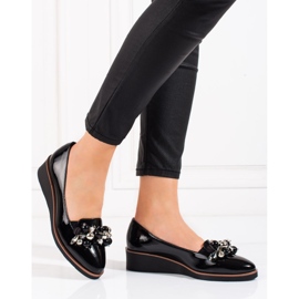 W. Potocki Schwarze Potocki Keilpumps für Damen 2