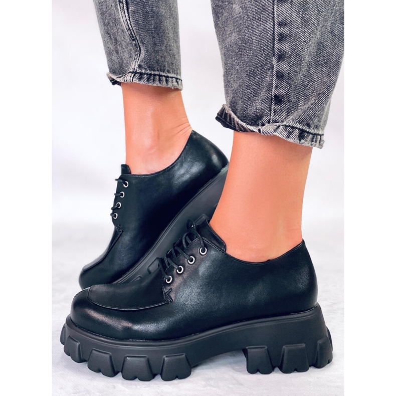 PA1 Plateau-Loafer Klavierschwarz 1