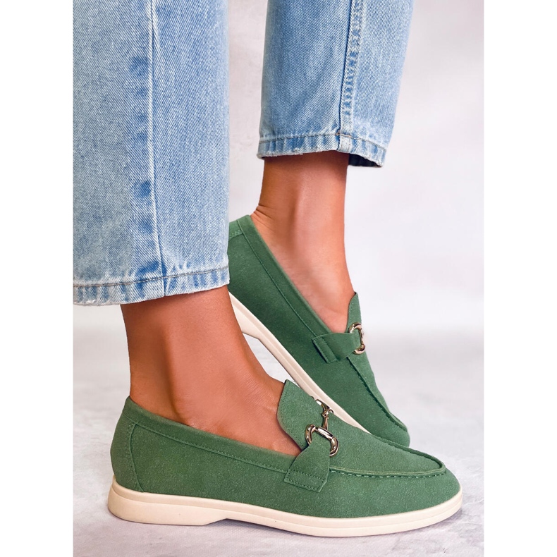 PA1 Milva Green Damen-Slipper grün 2