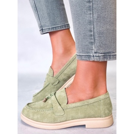 PA1 Wildleder-Loafer von Ottavia Green grün 2