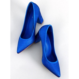 Marisa Blue perlenbesetzte Pumps mit hohem Absatz blau 1