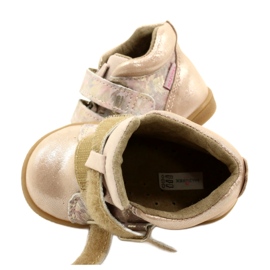 Mazurek Klettstiefel 1302 Spring Flower Golden Satin beige 4