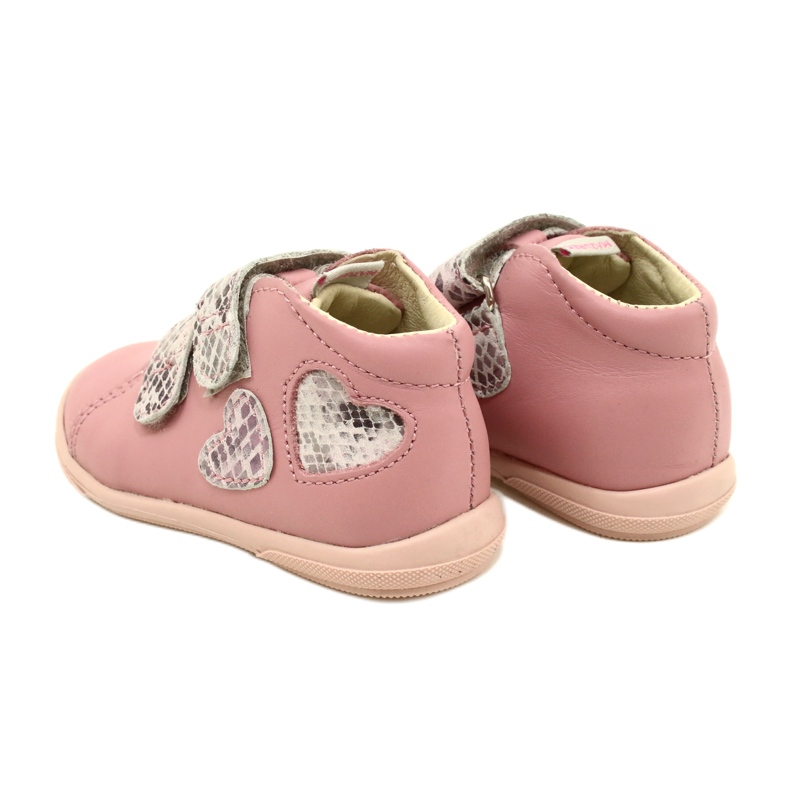 Klettschuhe Mazurek 1264 Pink Snake Hearts rosa 5