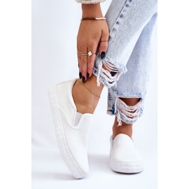 Damen Sneakers Slip-On Big Star LL274389 Weiß 1