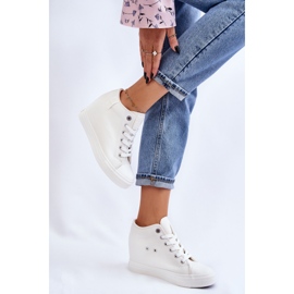 Hidden Wedge High Sneakers Big Star LL274035 Weiß 3