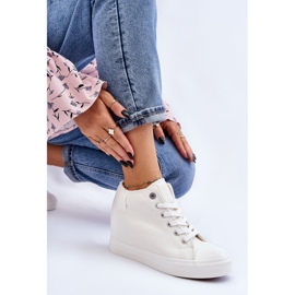 Hidden Wedge High Sneakers Big Star LL274035 Weiß 10