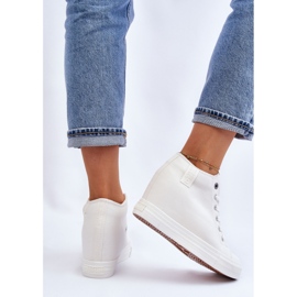 Hidden Wedge High Sneakers Big Star LL274035 Weiß 11