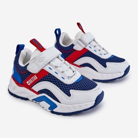 Sportschuhe für Kinder mit Klettverschluss Big Star JJ374259 Weiß und Marineblau mehrfarbig 1