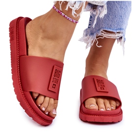 Damen Big Star Hausschuhe LL274430 Rot 11