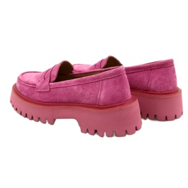 Wildledermokassins Filippo DP4586/23 FH Fuchsia rosa 6