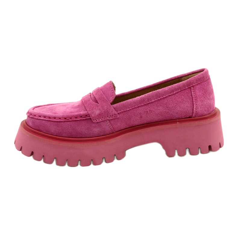 Wildledermokassins Filippo DP4586/23 FH Fuchsia rosa 2