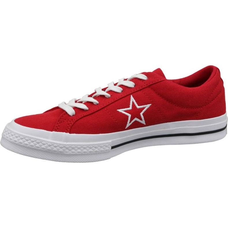 Converse One Star Ox M 163378C rote Schuhe 1