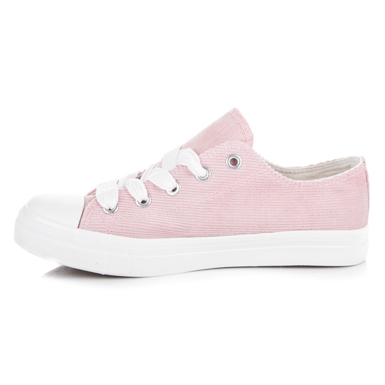 Ideal Shoes Turnschuhe rosa 1