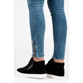 Ideal Shoes Turnschuhe mit Isolierung schwarz 1