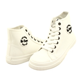 Frauen mit hohen weißen Straßenbahnen Lee Cooper LCW-23-44-1607L 4