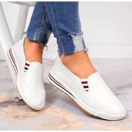 Damen-Slipper aus Leder Filippo DP3510 weiß 1