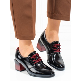 W. Potocki Damenschnürschuh Potocki schwarz 1