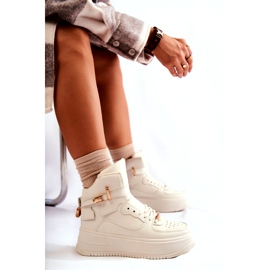 FB2 Isolierte hohe Sportschuhe für Damen Beige Lexa 5