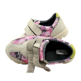Freizeitschuhe aus Leder mit Klettverschluss Mazurek AirWalk Sport violett 5