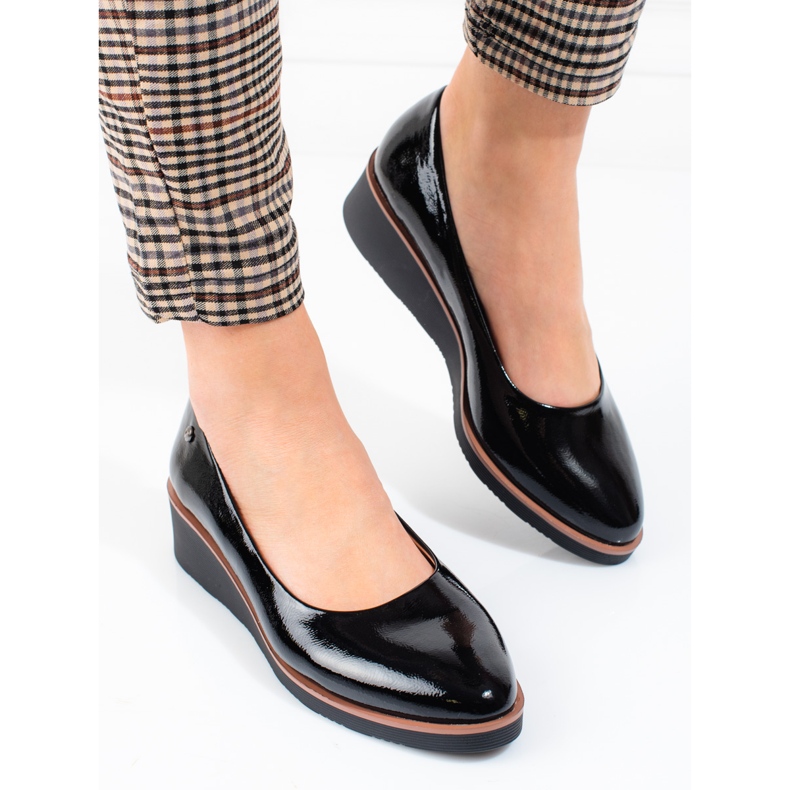 Damen-Vinceza-Pumps mit schwarzem Keilabsatz 2