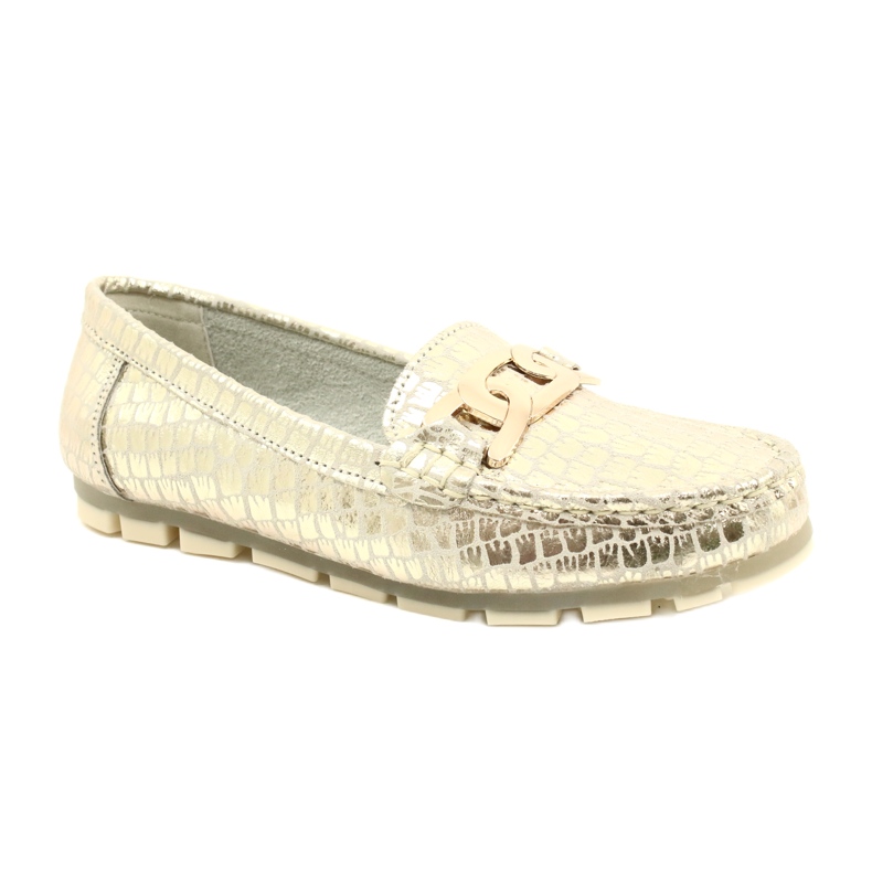 Filippo DP3630/23 goldene Lederslipper beige 1