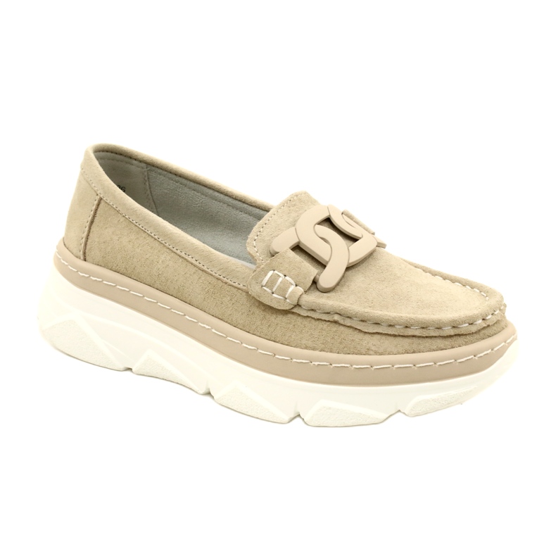 Ledermokassins Filippo DP4552/23 beige 1