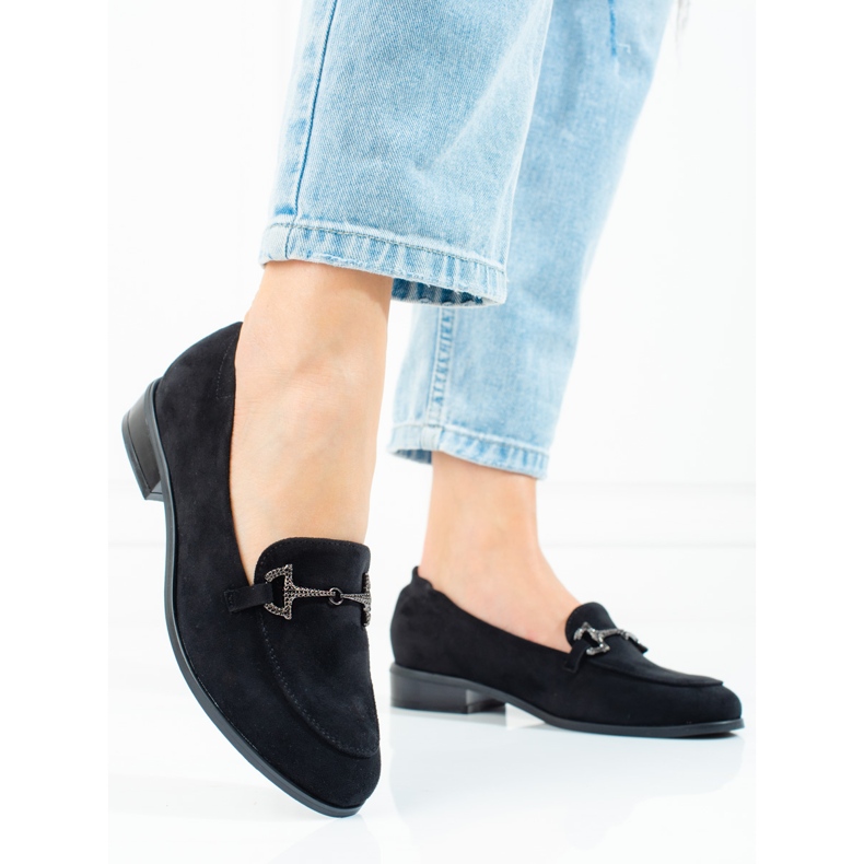 Damen Lords Vinceza aus schwarzem Wildleder 2