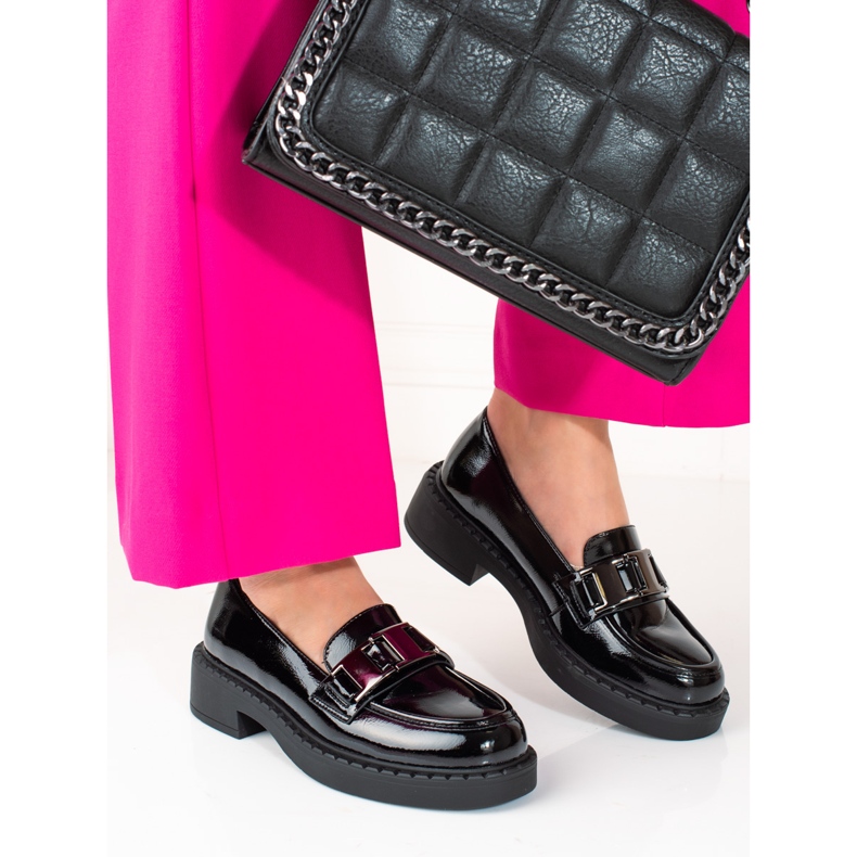 W. Potocki Potocki Damen-Slipper schwarz 2