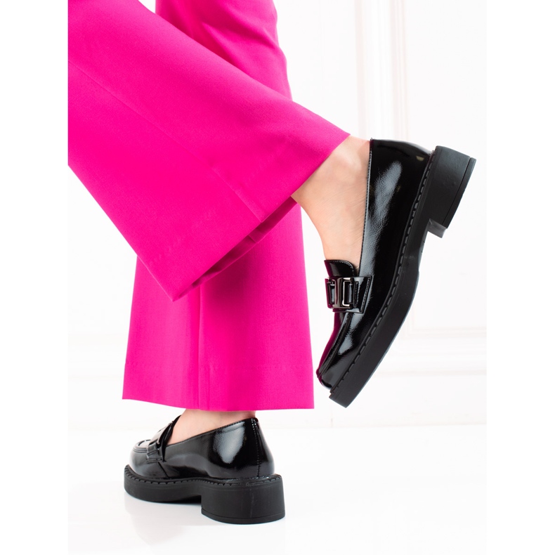 W. Potocki Potocki Damen-Slipper schwarz 1