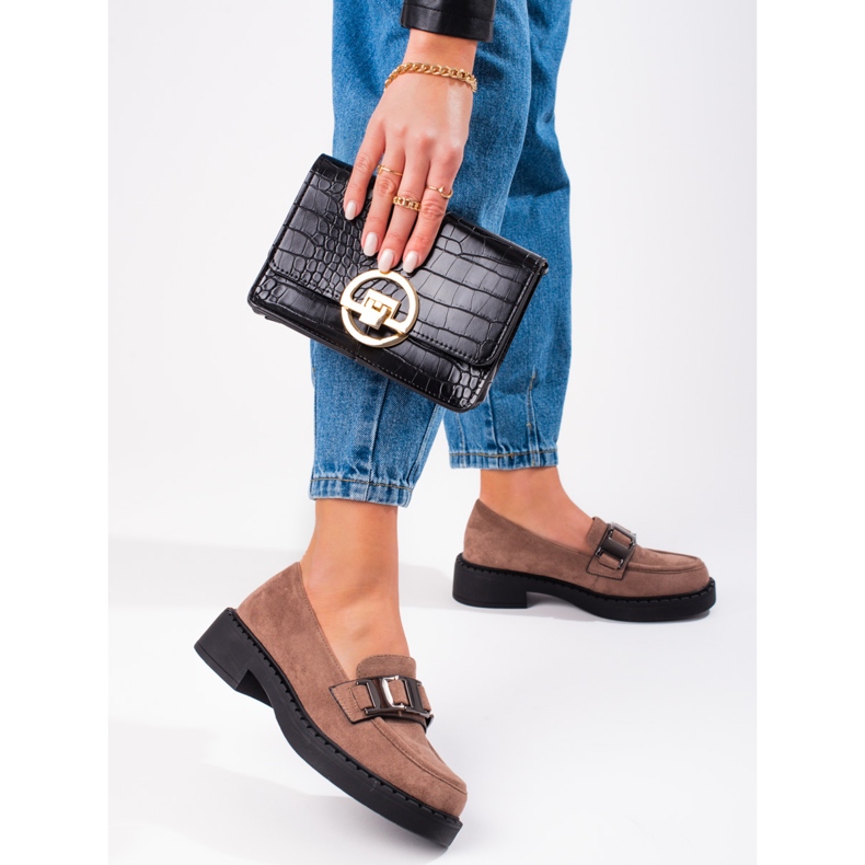 W. Potocki Damen Wildlederloafer Potocki beige 1