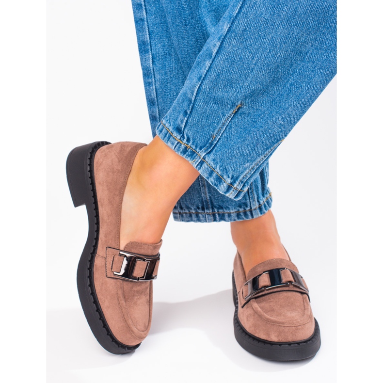 W. Potocki Damen Wildlederloafer Potocki beige 2