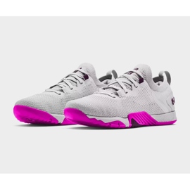 Under Armour Tribase Reign 3 Damenschuhe 3023699-100 grau 1