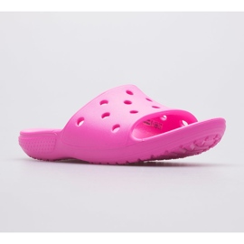 Hausschuhe CROCS Classic Slide Kids 206396-6QQ rosa 1