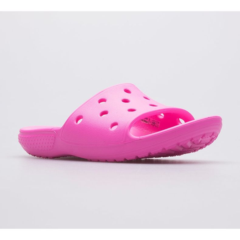 Hausschuhe CROCS Classic Slide Kids 206396-6QQ rosa 1