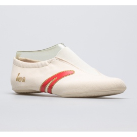 Gymnastik-Ballettschuhe IWA 502 creme beige weiß 1
