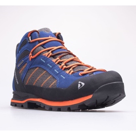 BERGSON Kadam Mid Stx Trekkingschuhe für Herren blau orange 1
