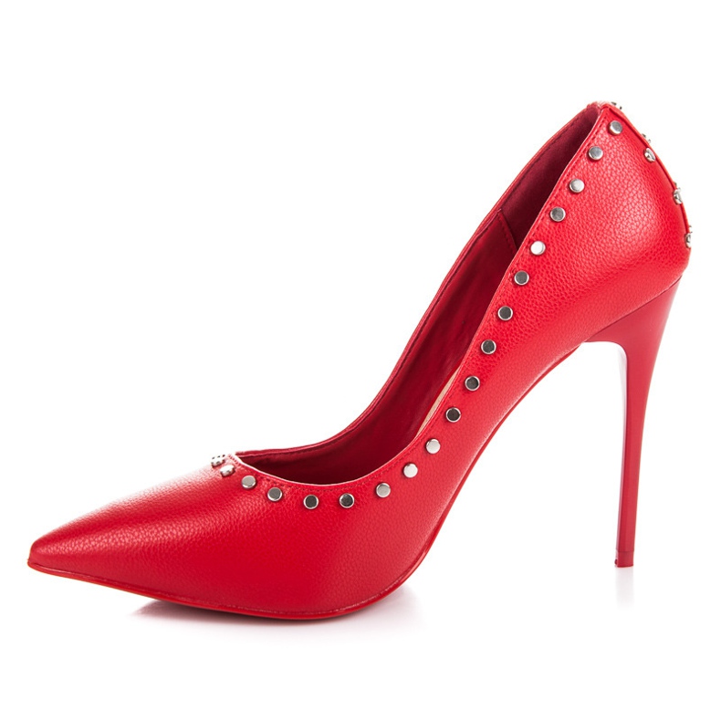 Vices New Collection Pins mit Strasssteinen rot 1